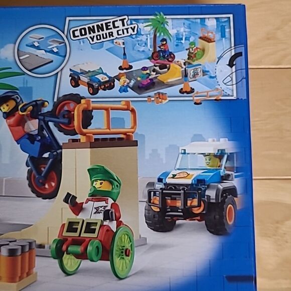 Lego City Skate Park Set 60290 Road Plate Skateboard Ramp - Picture 9 of 11